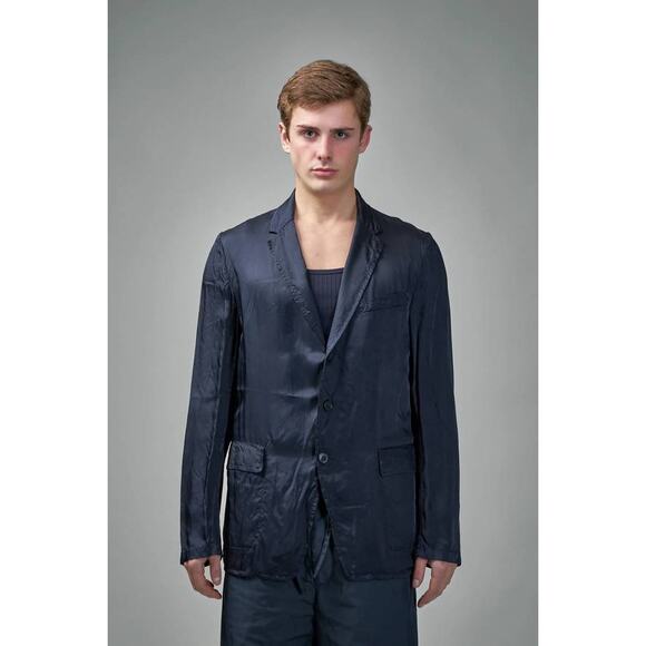 Dries van Noten Mens Bilbo Jacket in Navy 52 Large - Picture 1 of 4
